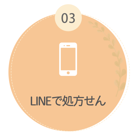 LINEで処方せん